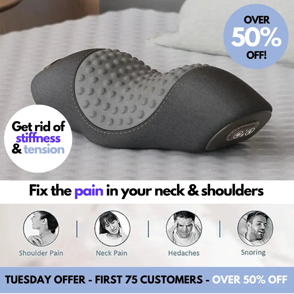 R&R Comfort Sleeper™  Massage Pillow FREE SHIPPING ENDS MIDNIGHT (SAVE $10)