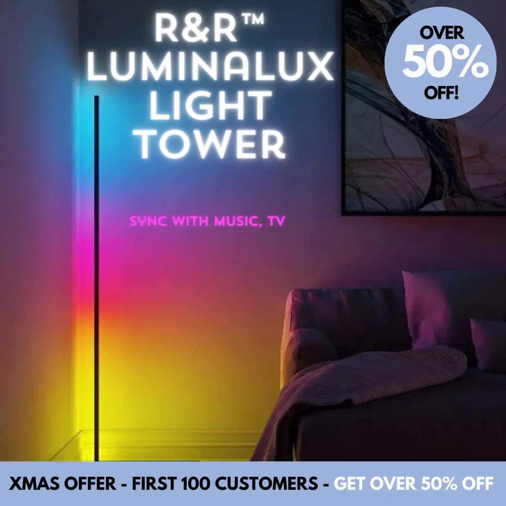 R&R™ LuminaLux Light Tower Best Seller! Limited Stock Available